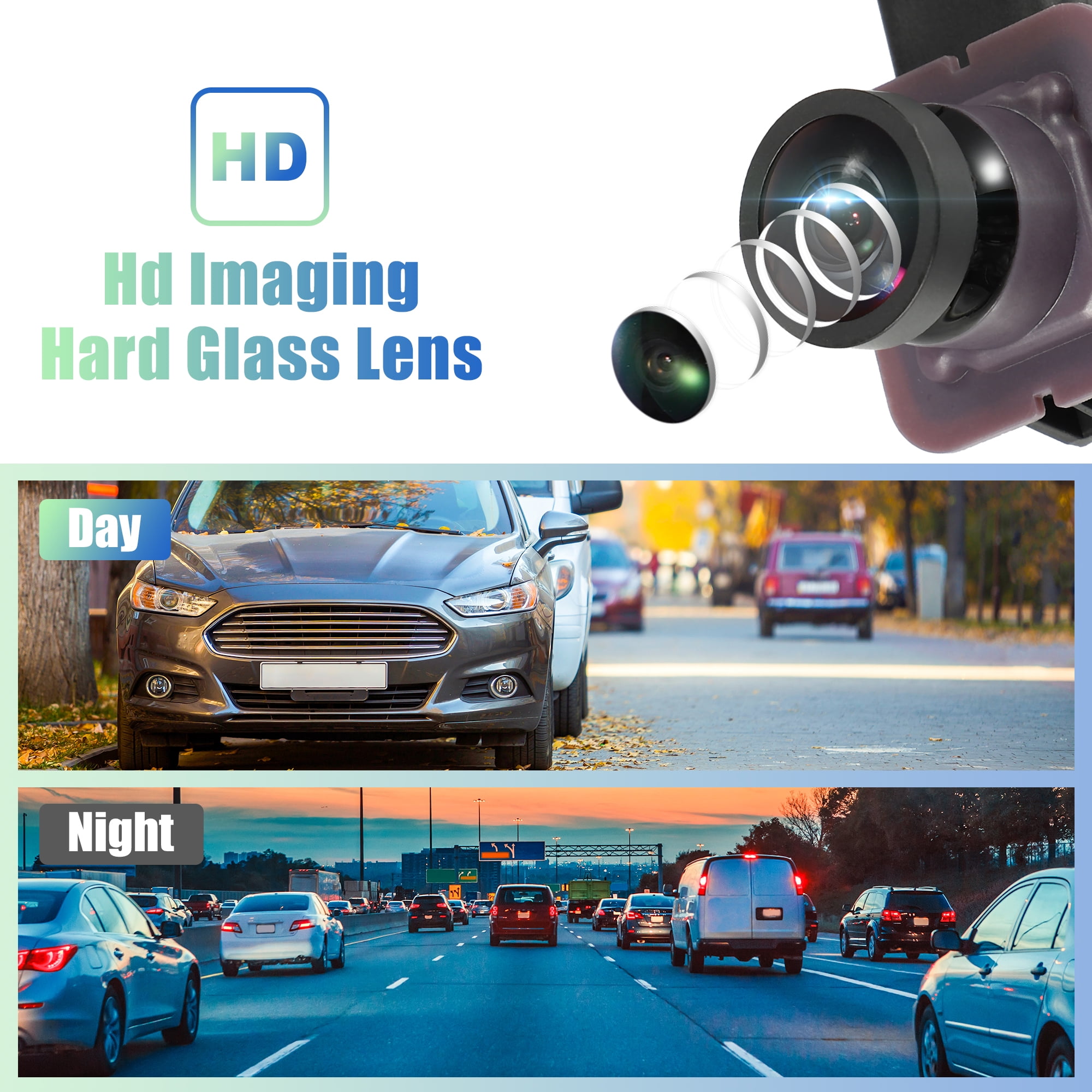 X AUTOHAUX Backup Camera For Ford Fusion 2017-2020 - Rear View Parking Assist