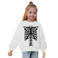 thumbnail image 3 of Atogsazn Kids Boys Halloween Sweatshirt Casual Skeleton Pullover Sweatshirts Long Sleeve Sweater Top Clothing 03-White 5-6 Years Fashion, 3 of 5