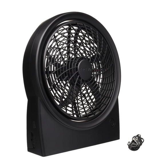 Ventilador Portátil Treva 10" Recargable con 3 Velocidades y Batería
