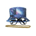 thumbnail image 1 of 90s Hip-Hop Gold Chain Kit - Blue Galaxy - Small/Medium, 1 of 2