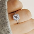 thumbnail image 5 of JoyMoreHome Princess Wedding Rings for Women - Brilliant Cubic Big Engagement Bridal Gift, 5 of 5