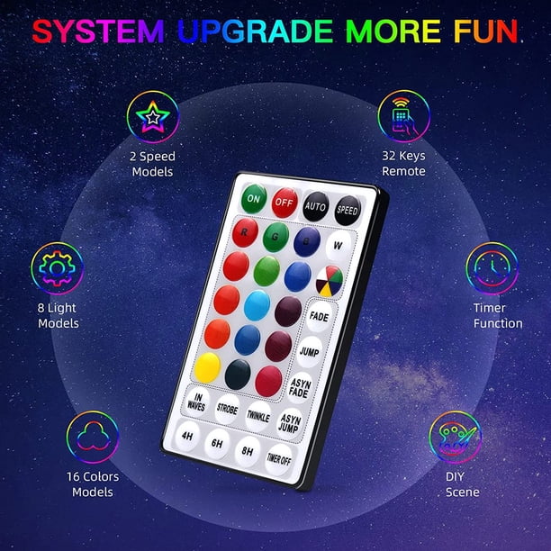 YORIN 16-Color LED Trampoline Lights, Waterproof with Remote YORIN 16-Color LED Trampoline Lights, Waterproof with Remote