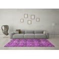 thumbnail image 3 of Ahgly Company Indoor Rectangle Abstract Purple Modern Area Rugs, 4' x 6', 3 of 4