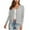 Gray, variant on FAIWAD Cardigan Sweaters for Women Long Sleeve V-Neck Button Down Knit Cardigan Dressy Casual Open Front Lightweight Outwear