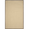 thumbnail image 3 of Safavieh Natural Fiber Jovana Solid Area Rug, Maize/Brown, 6' x 9', 3 of 15