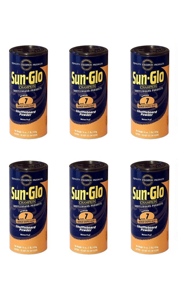 Fast  Speed Sun Glo Shuffleboard  powder Medium Sample pack wax 