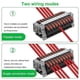thumbnail image 4 of Pack Of 40 Din Rail Terminals,0.08-4 Mm -211 Din Rail Terminals,black Terminal Block Kit,electrica, 4 of 5