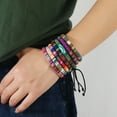 thumbnail image 6 of 12Pcs Personalized Woven Bracelet Collection Trendy Braided Wristband for Women, 6 of 11