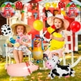 thumbnail image 3 of Farm Animal Birthday Decorations, 49pcs Farm Party Decorations - Balloons Backdrop Cupcake Toppers Head Hoop etc Birthday Decorations Supplies, 3 of 8