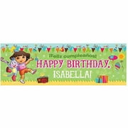 Personalized Dora the Explorer Birthday Banner