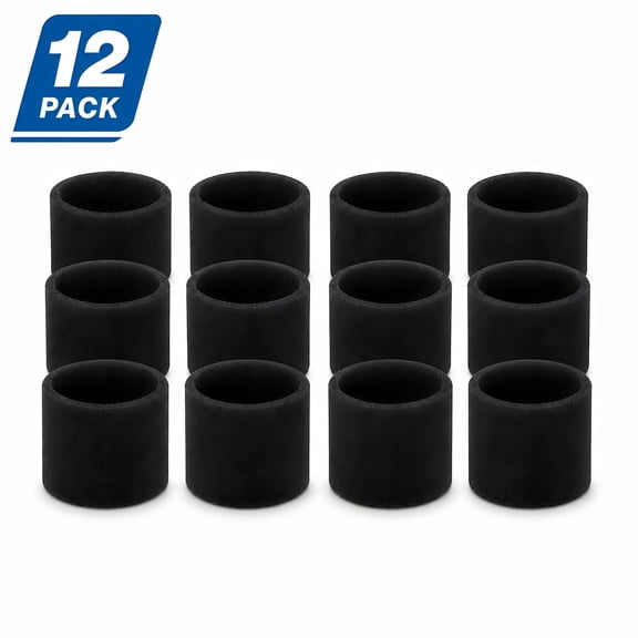 12-Pack Foam Filter for Wet Pick-up, VFF51 3701, Compatible with HART 5 to 20 Gallon Wet/Dry Vacuum Cleaners