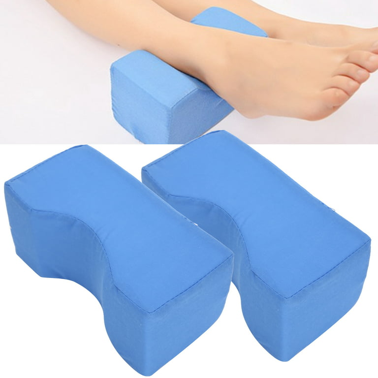 2pcs Memory Foam Orthopedic Knee Leg Pillow for Sciatica Relief Washable  Cover