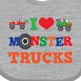 thumbnail image 4 of Inktastic I Love Trucks Boys or Girls Baby Bib, 4 of 4