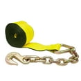 thumbnail image 2 of 4"x30' Winch Straps w/chain, Flatbed tie down straps WLL 5400 lbs (10 Pack), 2 of 6