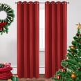 thumbnail image 1 of Cortinas blackout Joydeco térmicas aislantes 240x240 cm rojas, 1 of 7