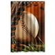 thumbnail image 1 of Cortina de ducha Impermeable ABPHQTO Béisbol lindo con Guante de Béisbol Vintage 120x180 cm, 1 of 2