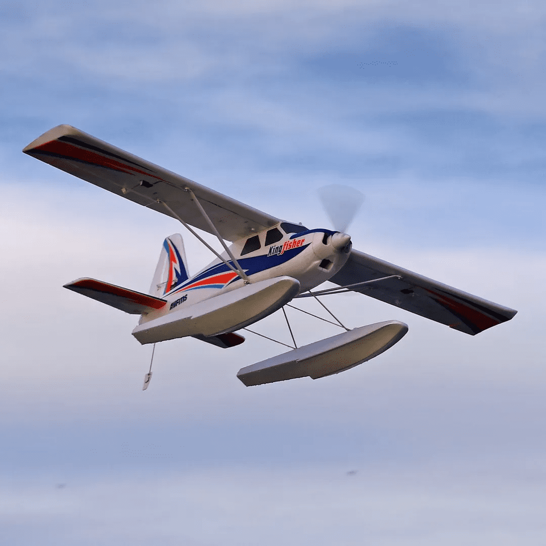 FMS 1400mm Kingfisher PNP with Reflex V3, Wheels, Floats, Skis, Flaps