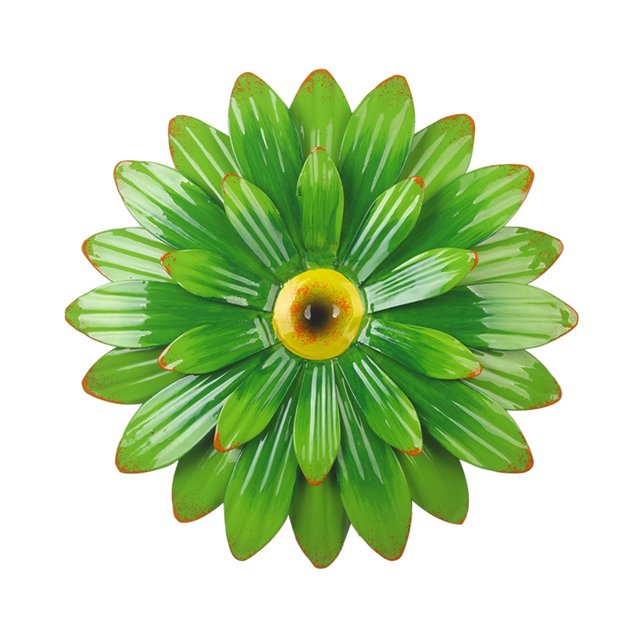 TAKTUK Decoración de pared, decoración de jardín, arte de pared de flores de metal, decoración de pared de girasol, decoraciones rústicas de estilo bohemio, decoración de exteriores, liquidación