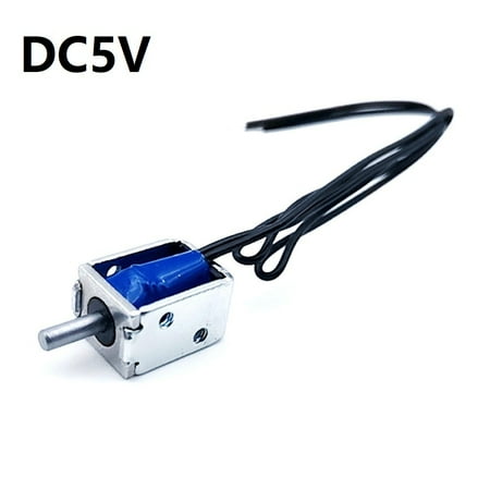 

RANMEI DC 5V 12V Push-Pull Type Mini DC Electromagnet Frame Spring Solenoid Magnet New