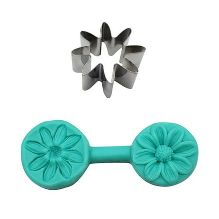

Bobasndm Fondant Template Anti-rust 2Pcs/Set DIY Cake Stencil Anti-rust Cookie Cutter Universal Useful Baking Accessories