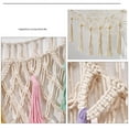 thumbnail image 3 of Animal Hammock Stuffed Animal Storage Holder Macrame Boho Plush Toy Net Hammock for Stuffed Animals with Light Pet Net, 3 of 5