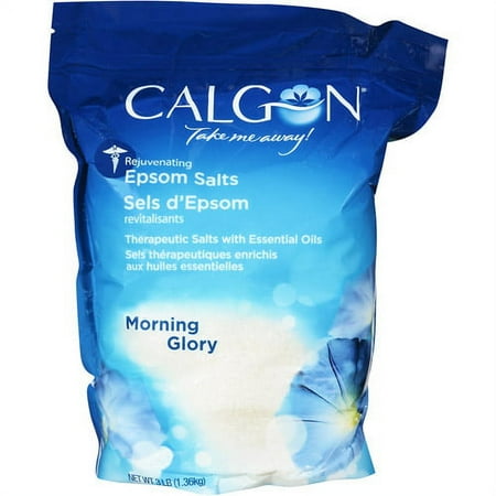 Calgon Rejuvenating Epsom Salts, Morning Glory, 3 lbs.