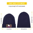 thumbnail image 2 of Hello Kitty Winter Beanie Hats for Men Women, Warm Cozy Knitted Cuffed Skull Cap, 2 of 8
