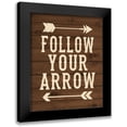 thumbnail image 1 of Robinson, Tamara 12x14 Black Modern Framed Museum Art Print Titled - Follow Your Arrow, 1 of 5