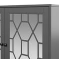 thumbnail image 4 of Twin Star Home Accent Cabinet with USB Charging Ports and Mirrored Doors, 4 of 8