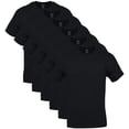 thumbnail image 1 of Camiseta Gildan Crew para hombre G1100 negra XL (paquete de 6), 1 of 7