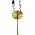 thumbnail image 6 of DecMode 25" x 65" White Metal 10 Light Chandelier with Suspension Rod, 1-Piece, 6 of 9