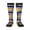 3 Black, variant on Women's Knee High Socks Thin Blue Line Flag Art Thermal Soft Knee Long Socks