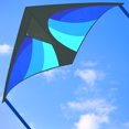 thumbnail image 4 of GEX 2022 Style 50" Large Delta Kite for Kids and Adults Beginners Easy to Fly Single Line String for Beach Trip Park Outdoor Activities Blue, 4 of 5