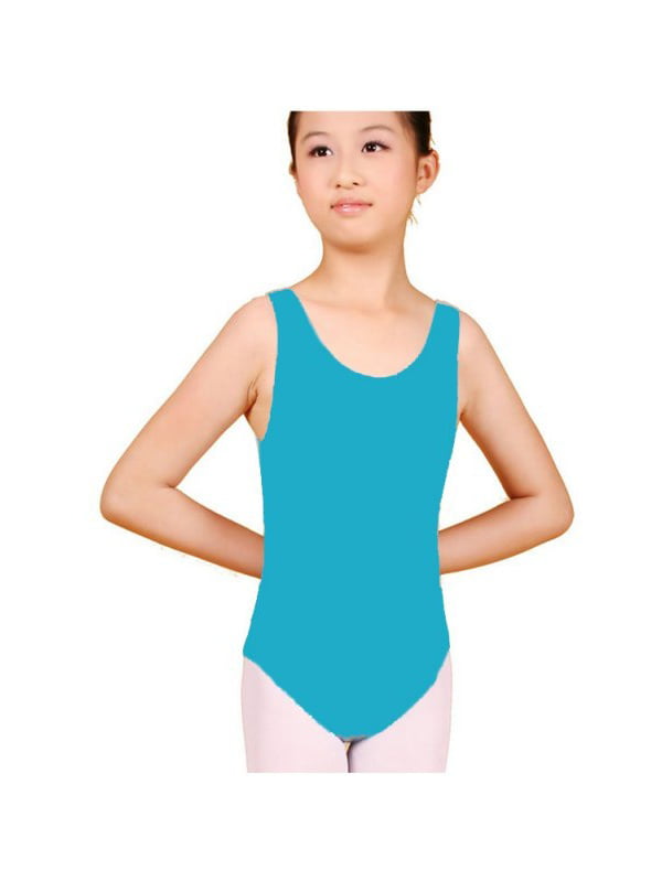 New Kids Shiny Ballet Dancewear Leotards Dance Training Bodysuit for 3-10T USA 
