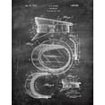 thumbnail image 1 of Original Police Cap Artwork Submitted In 1933 - Police - Patent Art Print, 1 of 2