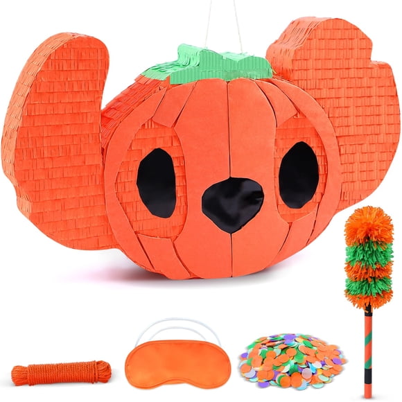 Piñata de calabaza de Halloween Pardecor extra grande con accesorios