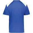 thumbnail image 5 of Holloway 223501.280.XL Momentum Team T-Shirt, Royal & White - Extra Large, 5 of 5