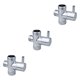 thumbnail image 1 of Bewildely 3 Way T Adapter Diverter Valve Head Shower Brass for Bathroom Bidet Hotel Type1 NO1, 1 of 1