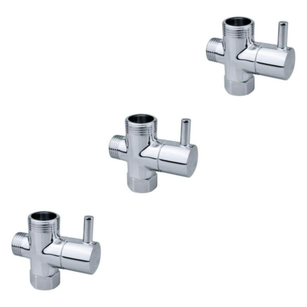 Bewildely 3 Way T Adapter Diverter Valve Head Shower Brass for Bathroom Bidet Hotel Type1 NO1