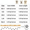 thumbnail image 6 of 4Pcs Mesh Dog Shoes Dog Boots, Breathable Dog Shoes for Small Dogs, Waterproof Puppy Booties Sandals with Anti-Slip Sole and Zipper, Dog Shoes for Hot Pavement Durable Pet Paw Protector, 6 of 6