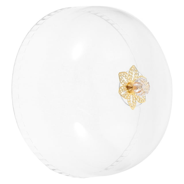OULII Plastic Cake Dome Food Cover Clear Protective Lid for Dessert Preservation and Serving