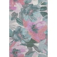 thumbnail image 2 of Addison Rugs Mayfield Premium Machine Washable Transitional Floral Teal Rectangle Rug, 10' x 14', 2 of 6