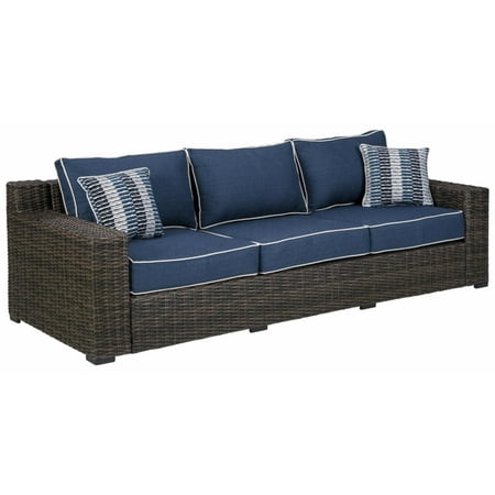 Signature Design by Ashley Grasson Lane Outdoor Sofa with Cushion