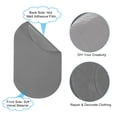 thumbnail image 4 of Uxcell Parche de planchar 4 Pcs 7 x 4 pulgadas Kit de parches de terciopelo para codos y rodillas para pantalones, camisas y chaquetas gris, 4 of 7