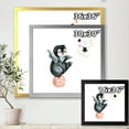 thumbnail image 4 of Designart 'Little Penguin With Planets and Stars II' Farmhouse Framed Art Print, 4 of 4