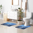 thumbnail image 5 of U-Shaped Toilet Mat Plush Bathroom Rug Mat Non Slip Bathroom Mats Beautiful Christmas Night Scene, 5 of 5