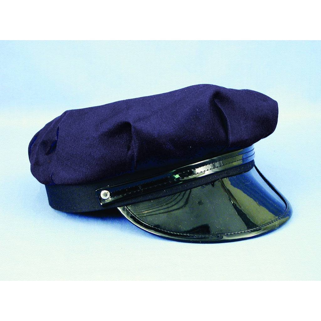 Navy Blue Chauffeur Hat Chauffer Driver Ms. Daisy Adult Cap Costume