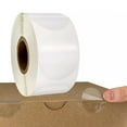 thumbnail image 2 of Esaierr 4 Rolls (500 Stickers/Roll) Roll Clear Stickers, Package Seals Envelope Seals Stickers for Mailing Round Circle, 2 of 6