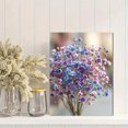 thumbnail image 2 of Delicate Blue and Pink Floral Canvas Print, for Living Room, Office, Hotel Decor, 2 of 8