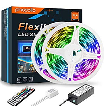 Led Strip Lights 32 8ft Rgb Color Changing 5050 600leds Waterproof Flexible Led Tape Light Kit With 44 Key Ir Remote Controller And 12v Power Supply For Room Bedroom And Xmas Walmart Com led strip lights 32 8ft rgb color changing 5050 600leds waterproof flexible led tape light kit with 44 key ir remote controller and 12v power supply